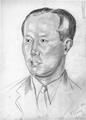 General Ma - portrait by Doushka - Peking - 1932