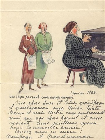 Camillas NewYear Card - 1936